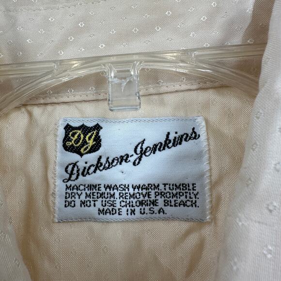 Dickson Jenkins Mens M Vintage Pearl Snap Western Shirt Cowboy Rodeo Polka Dot - Picture 3 of 6